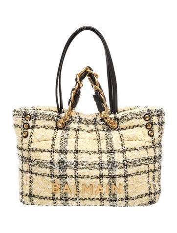 Balmain Tweed Tote