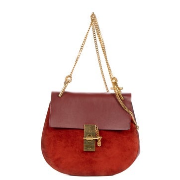 Chloe Leather Small Bi-color Drew