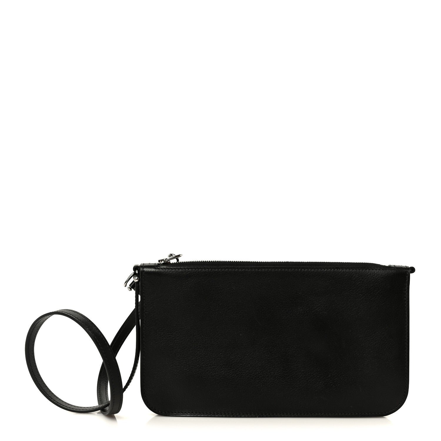 Hermes Hermes Evergrain Chaine d'Ancre Zipengo Pochette To Go Black