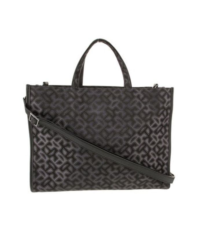 Telfar Canvas Medium Monogram Jacquard Shopping Bag Medium
