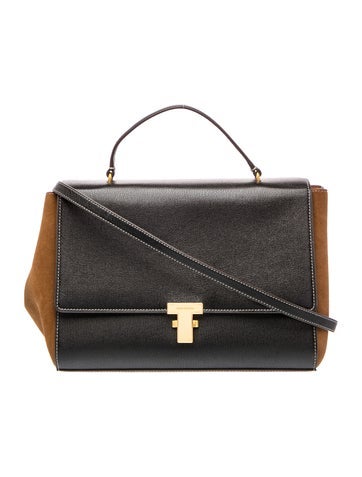 Leather Top Handle Bag
