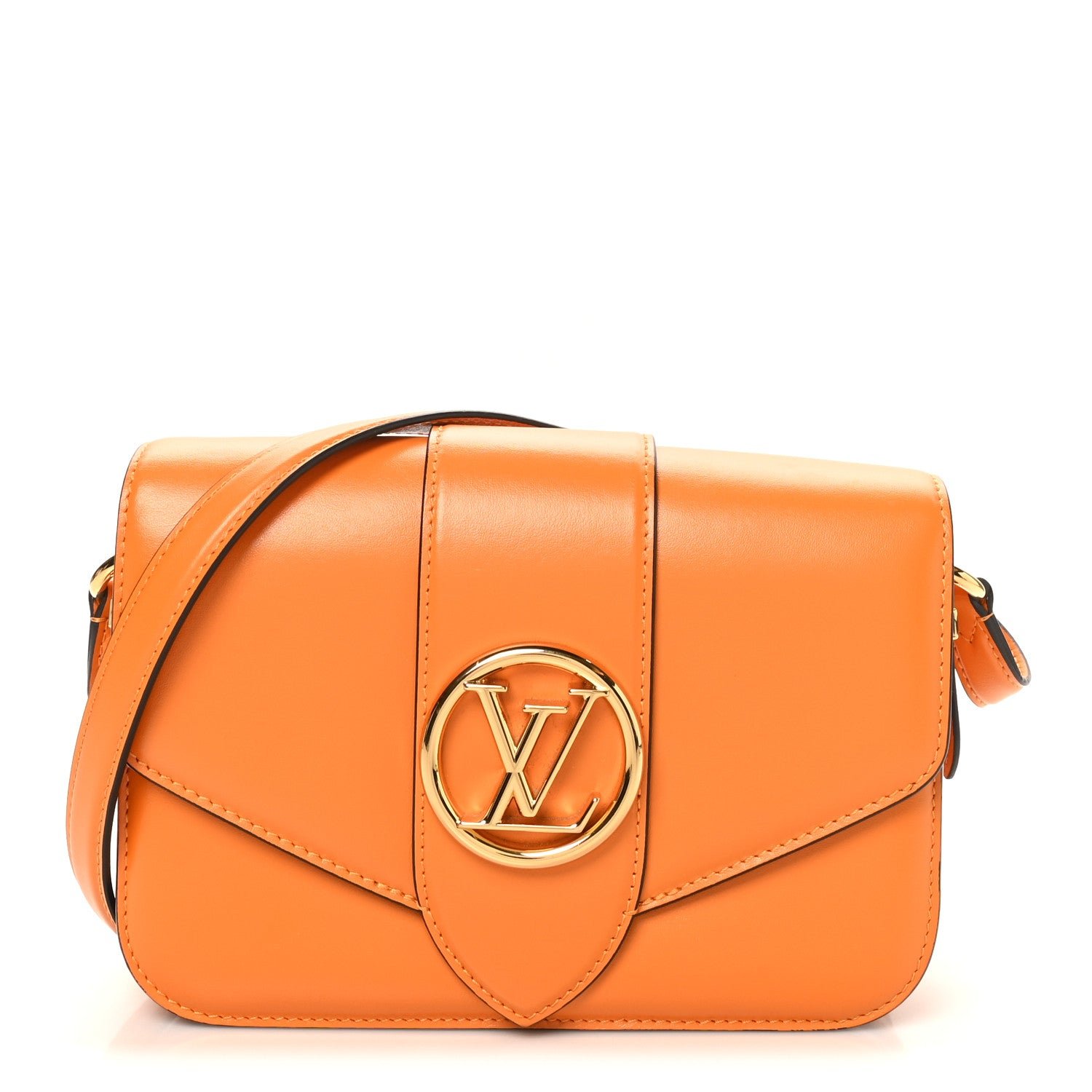Louis Vuitton Smooth Calfskin LV Pont 9 Summer Gold