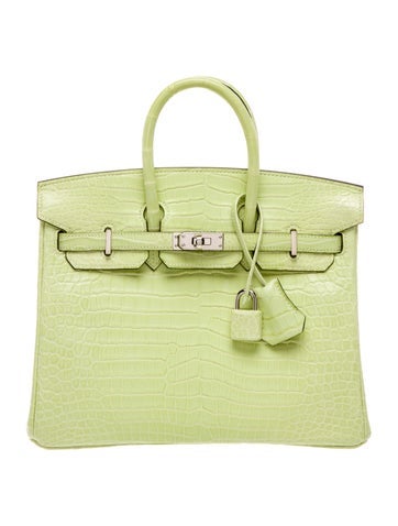 Hermes Matte Porosus Crocodile Birkin 25