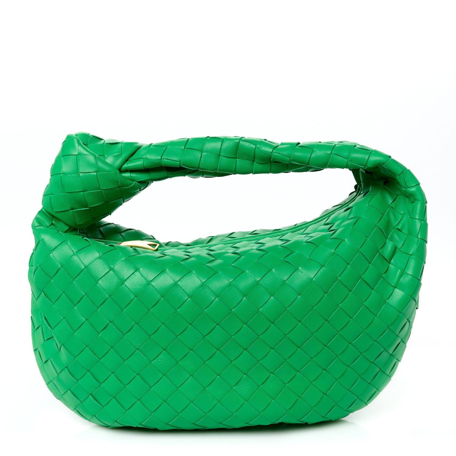 Bottega Veneta Nappa Intrecciato Teen Jodie Hobo Parakeet