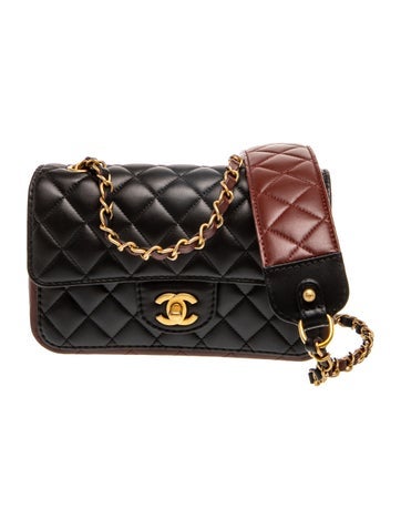 Small Strap Into Flap Bag