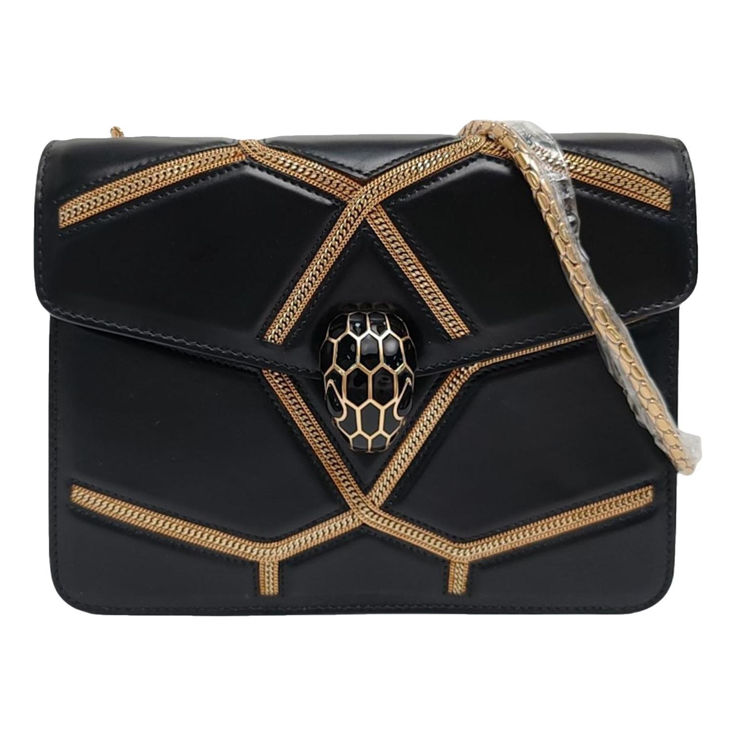 Serpenti leather crossbody bag