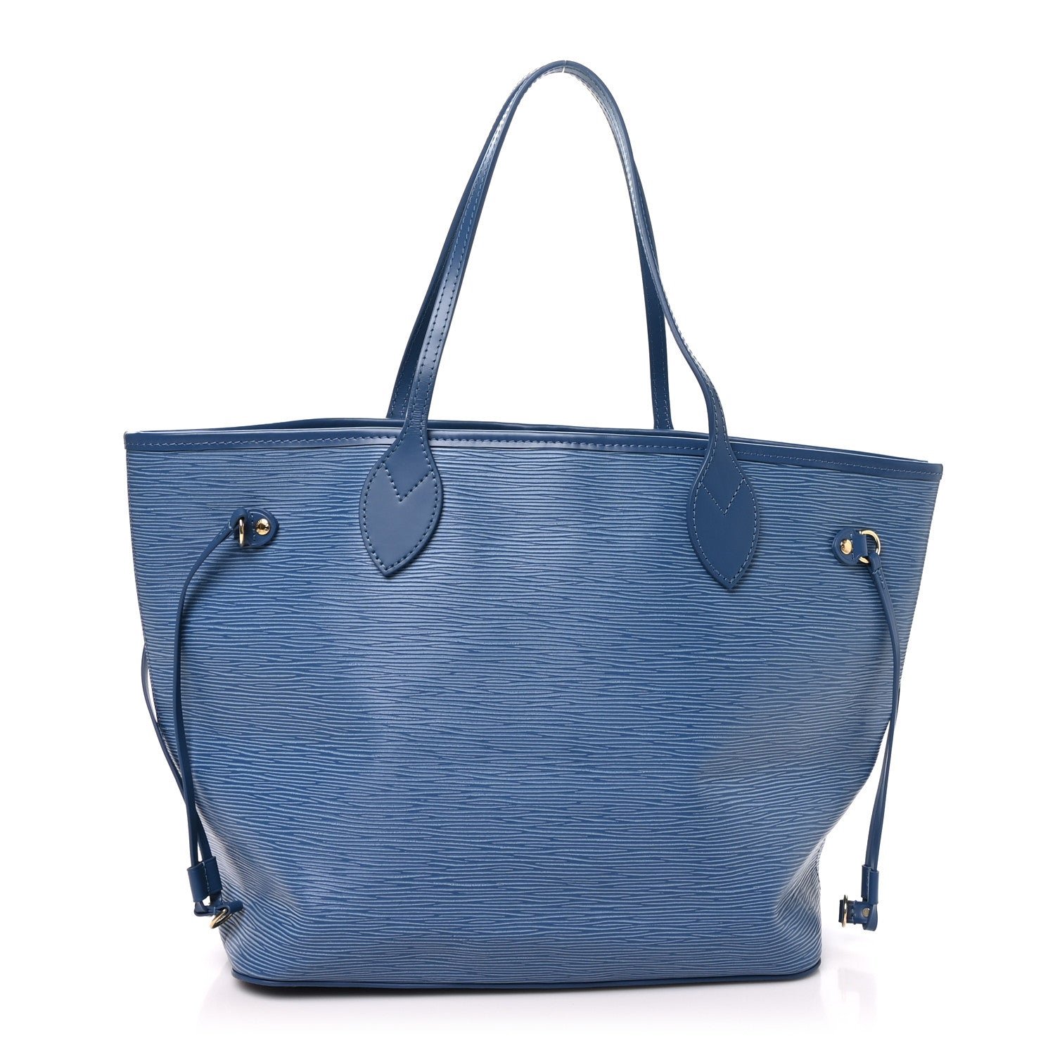 Louis Vuitton Epi Neverfull MM Denim Blue