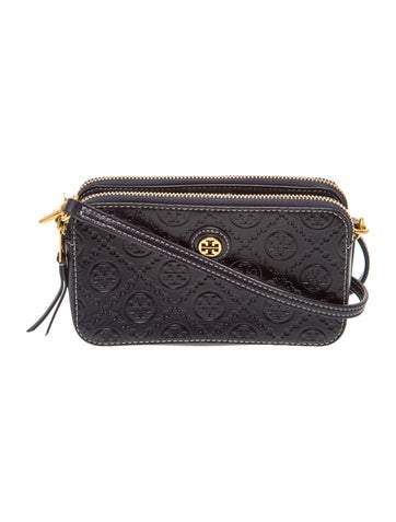 Embossed Leather Crossbody Bag w/ Tags