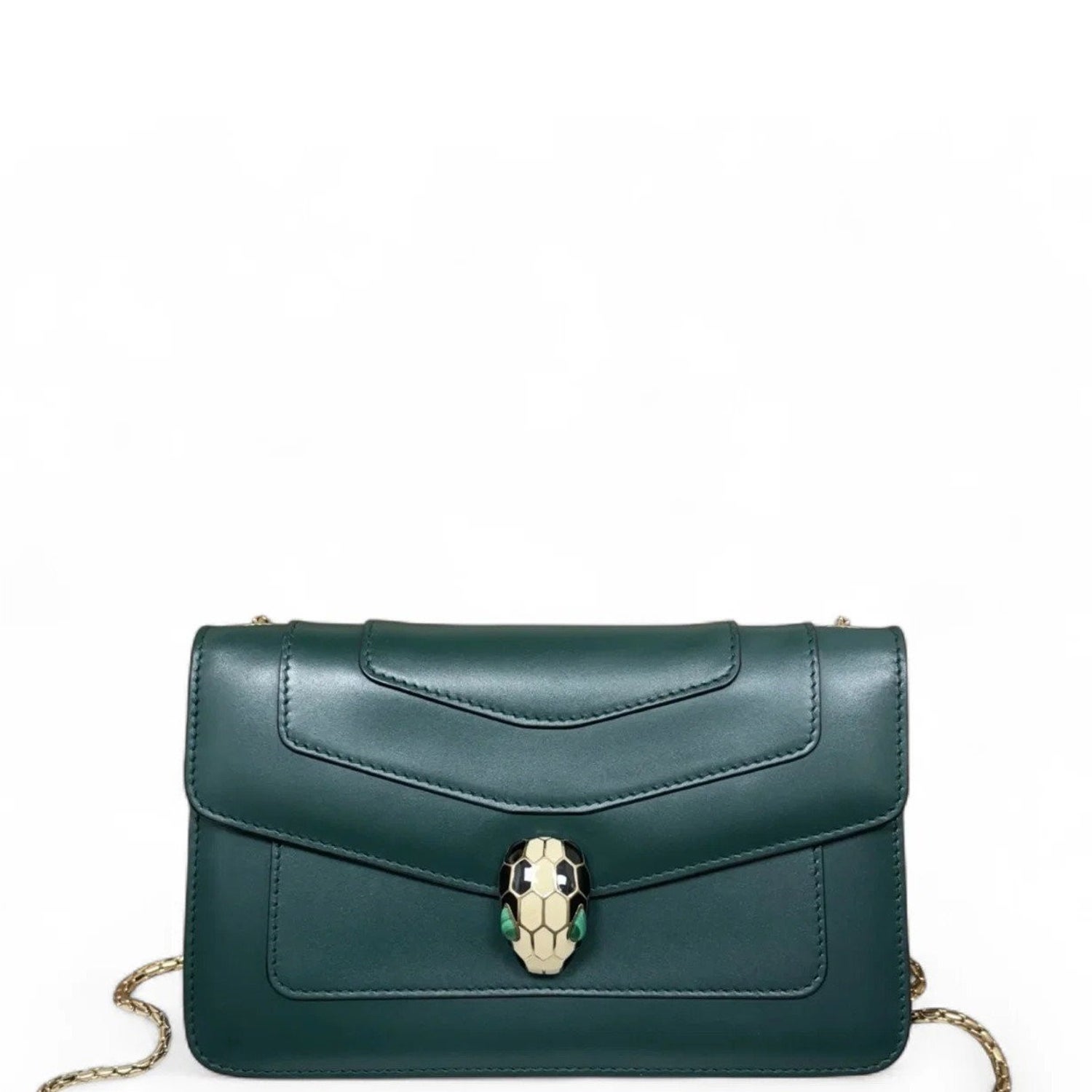 Calfskin Serpenti Forever Shoulder Bag Medium
