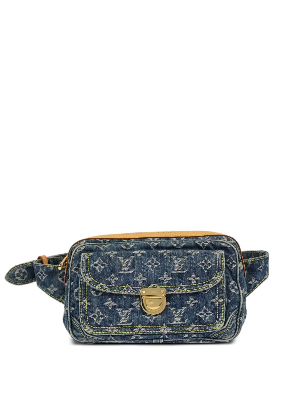 2007 monogram denim belt bag