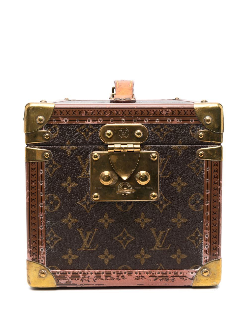 2000s monogram vanity case handbag