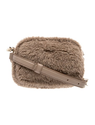 Max Mara Faux Fur Crossbody Bag