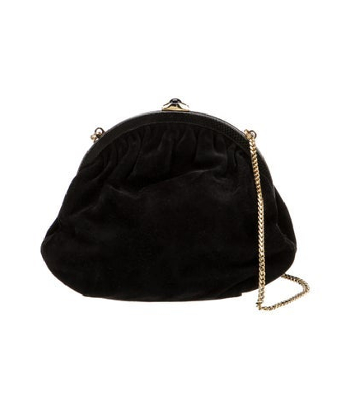 Salvatore Ferragamo Ferragamo Suede Evening Bag