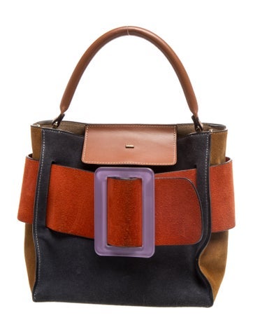 Boyy Suede Top Handle Bag