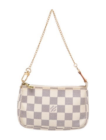 Damier Azur Pochette Mini Vintage
