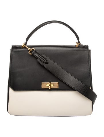 Bally Leather Top Handle Bag