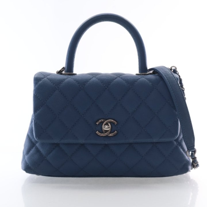 Chanel Mini Caviar Coco Handle Bag