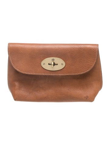 Mulberry Leather Clutch