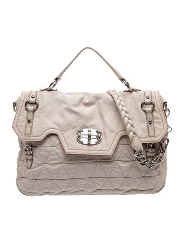 Miu Miu Canvas Shoulder Bag