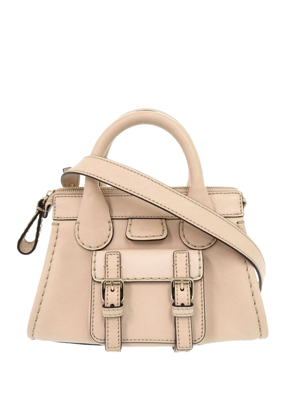 Chloe 2010-2026 Mini Buffalo Leather Edith Day satchel