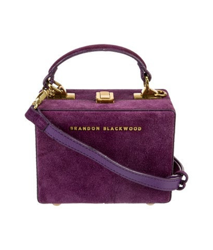 Brandon Blackwood Blackwood Suede Top Handle Bag