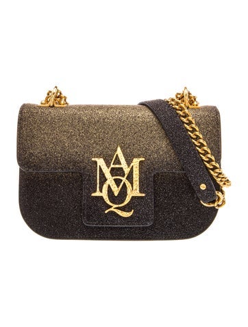 Alexander McQueen Glitter Shoulder Bag