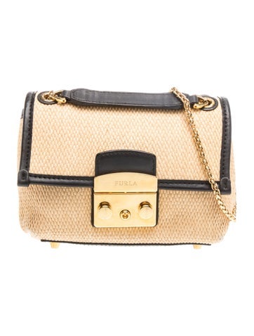 Raffia Crossbody Bag