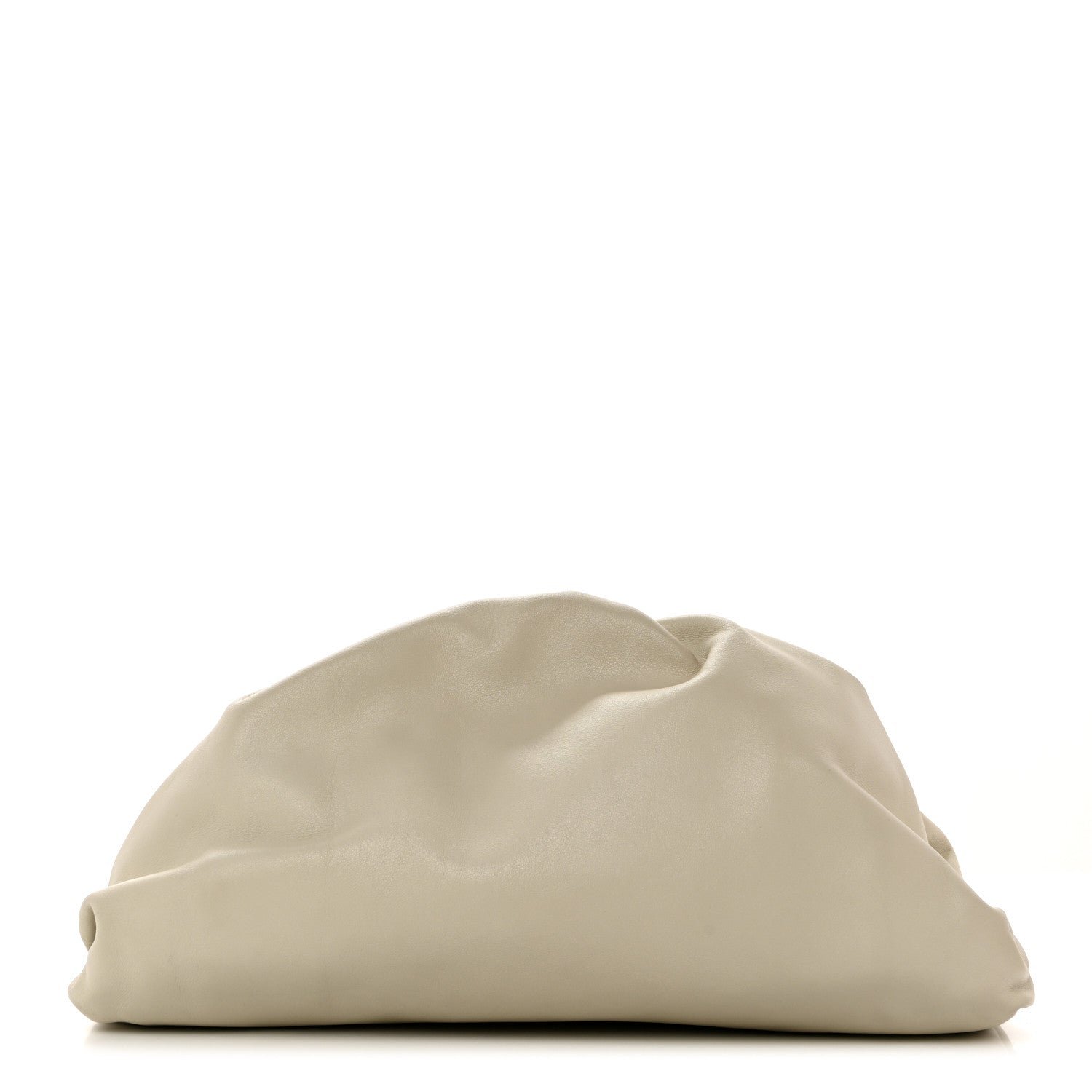 Bottega Veneta Smooth Butter Calf The Pouch Oversized Clutch Plaster