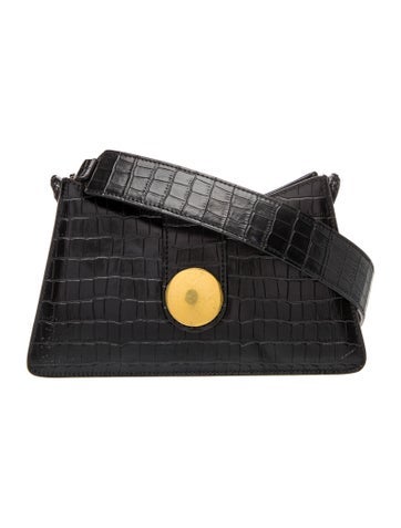 Embossed Leather Shoulder Bag