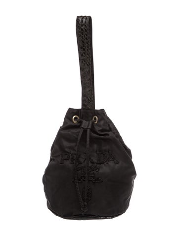 Tessuto Nylon Bucket Bag Vintage