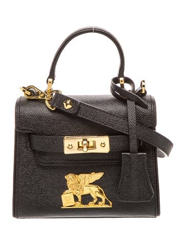 Leather Top Handle Bag w/ Tags