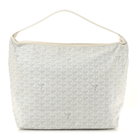 Goyard Goyardine Boheme Hobo White