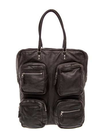 Leather Top Handle Bag
