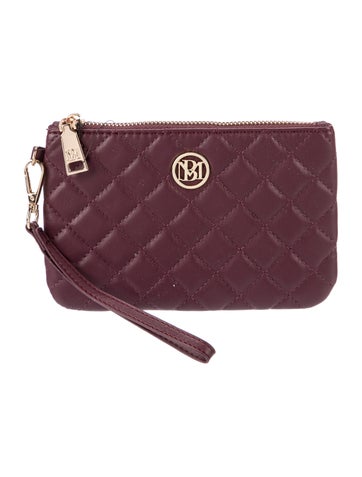 Badgley Mischka Leather Clutch w/ Tags