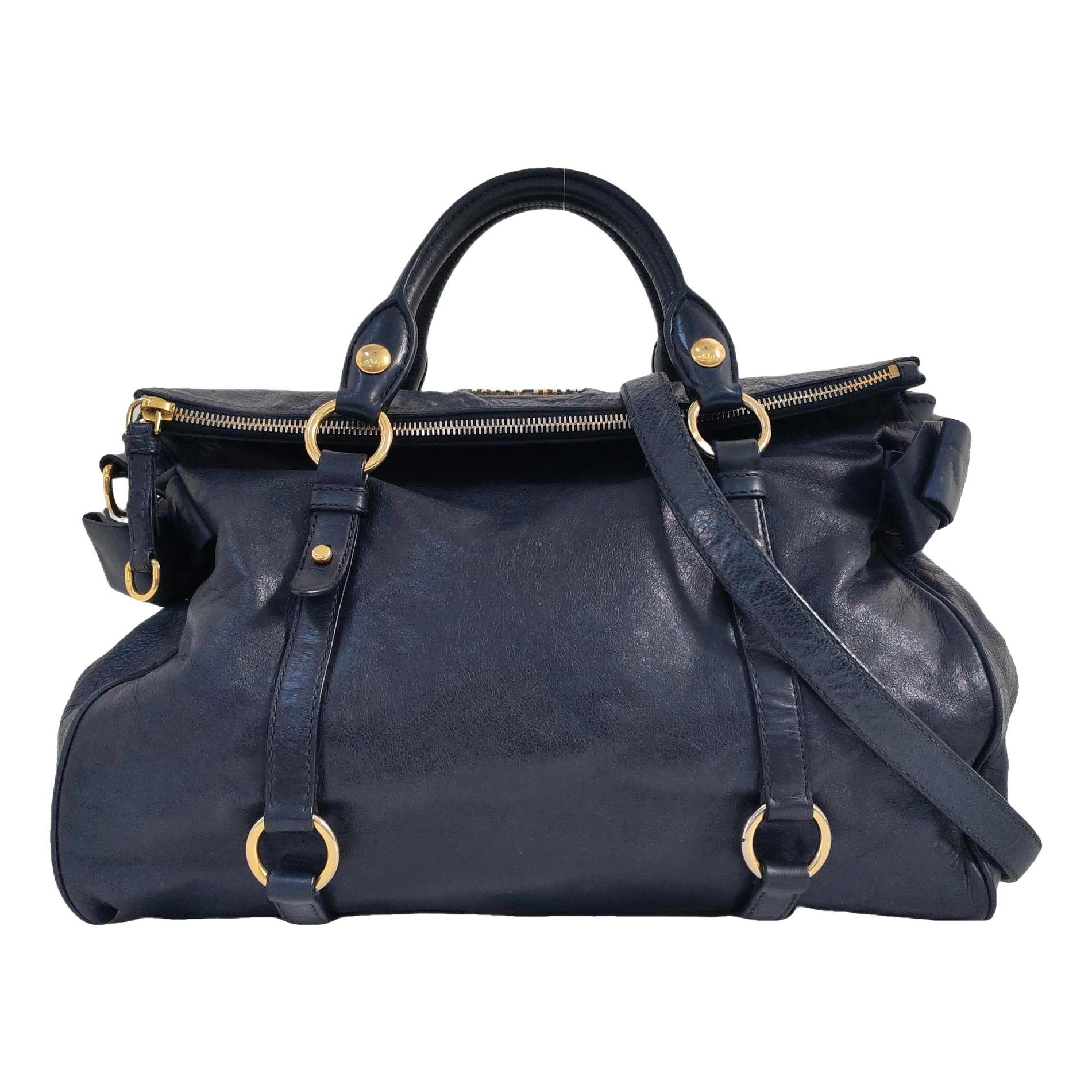 Vitello leather crossbody bag