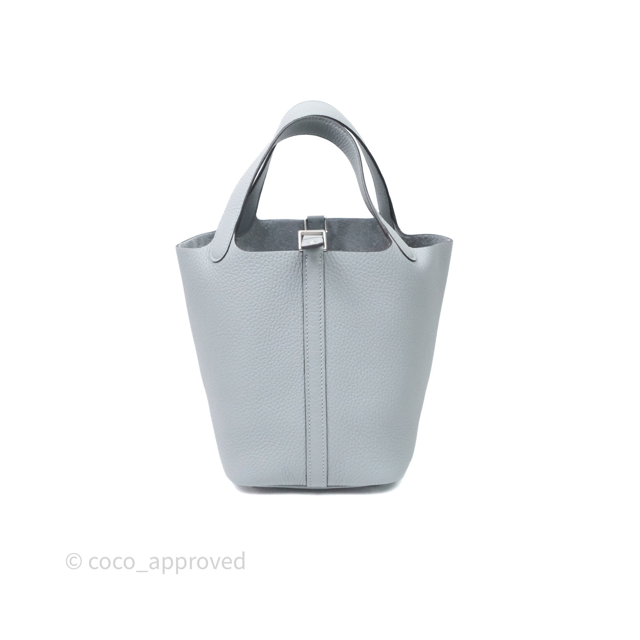 Hermès Picotin 18 Gris Pantin P0 Clemence Palladium Hardware