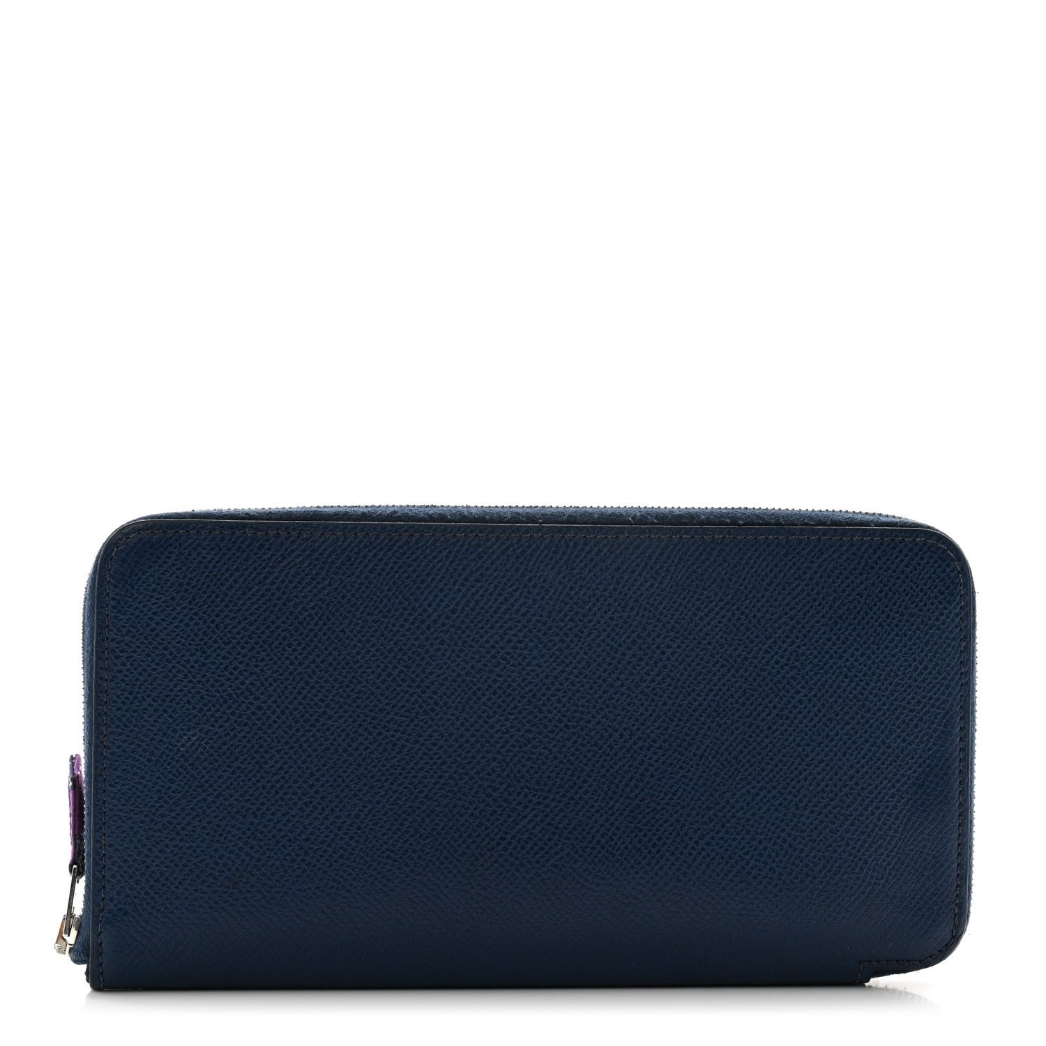 Hermes Epsom Silk'In Wallet Bleu Saphir