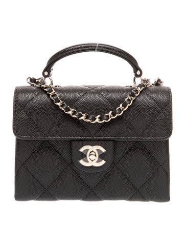 Mini Retro Twist Handle Bag