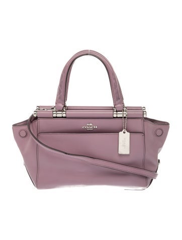 Leather Top Handle Bag