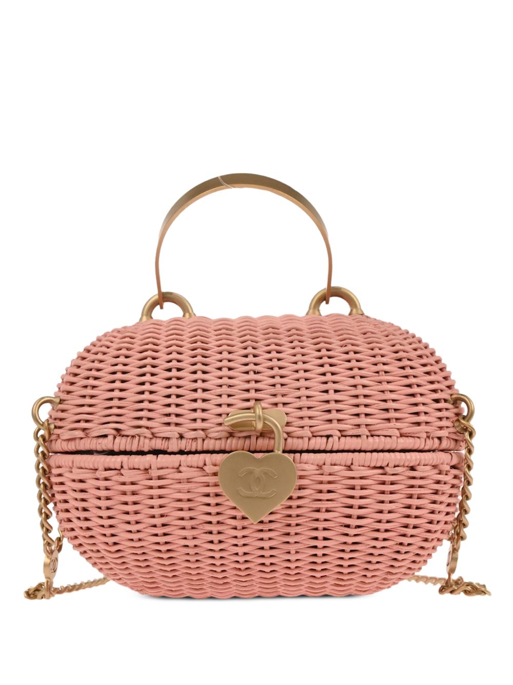 2004-2005 heart-embellishment tote bag