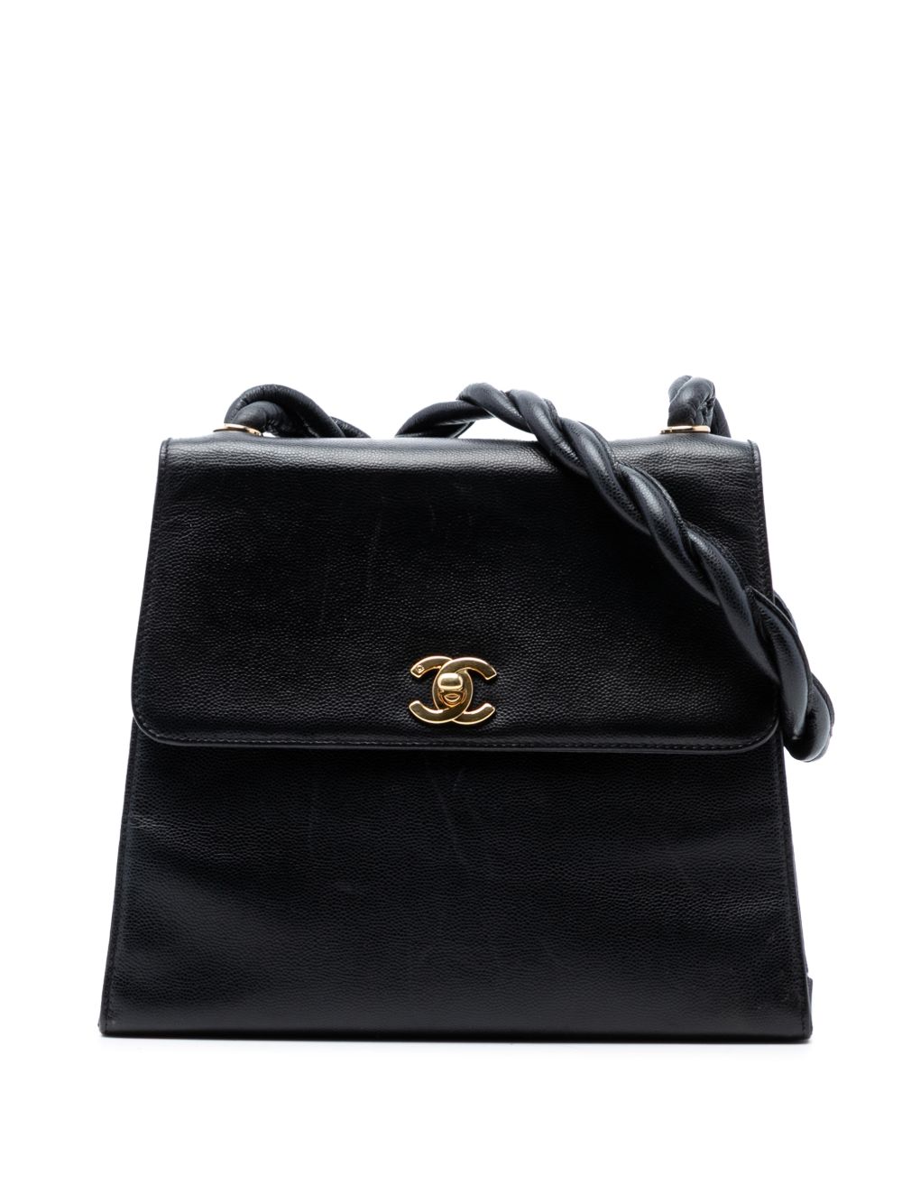 1997-1999 CC Caviar Twisted Strap shoulder bag