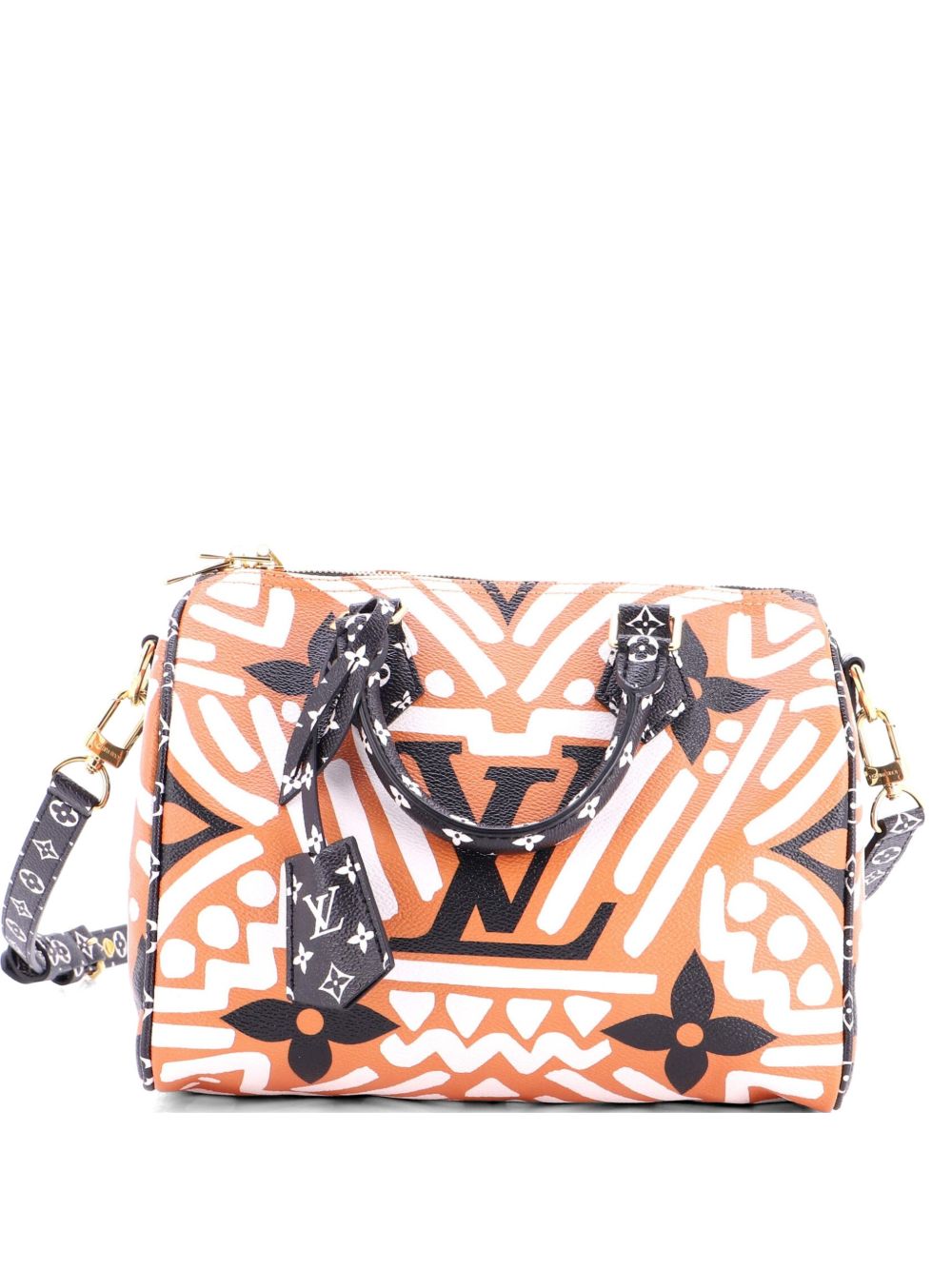 Speedy Bandouliere Bag Limited Edition Crafty Monogram Giant 25 satchel