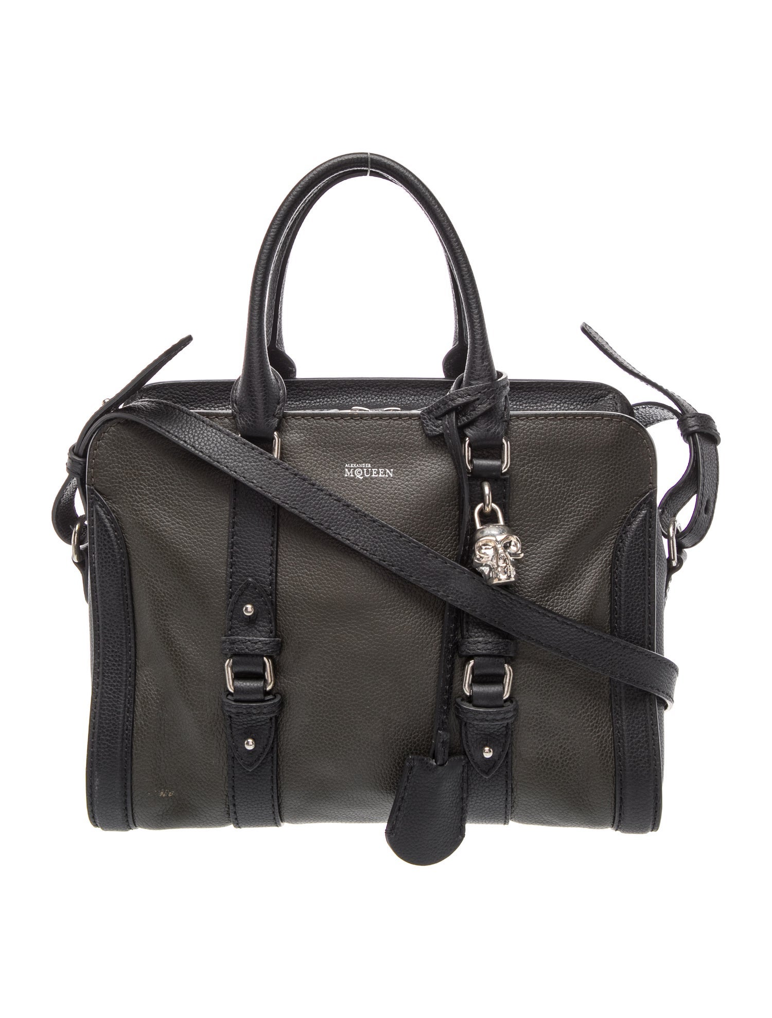 Skull Padlock Zip-Around Tote Small