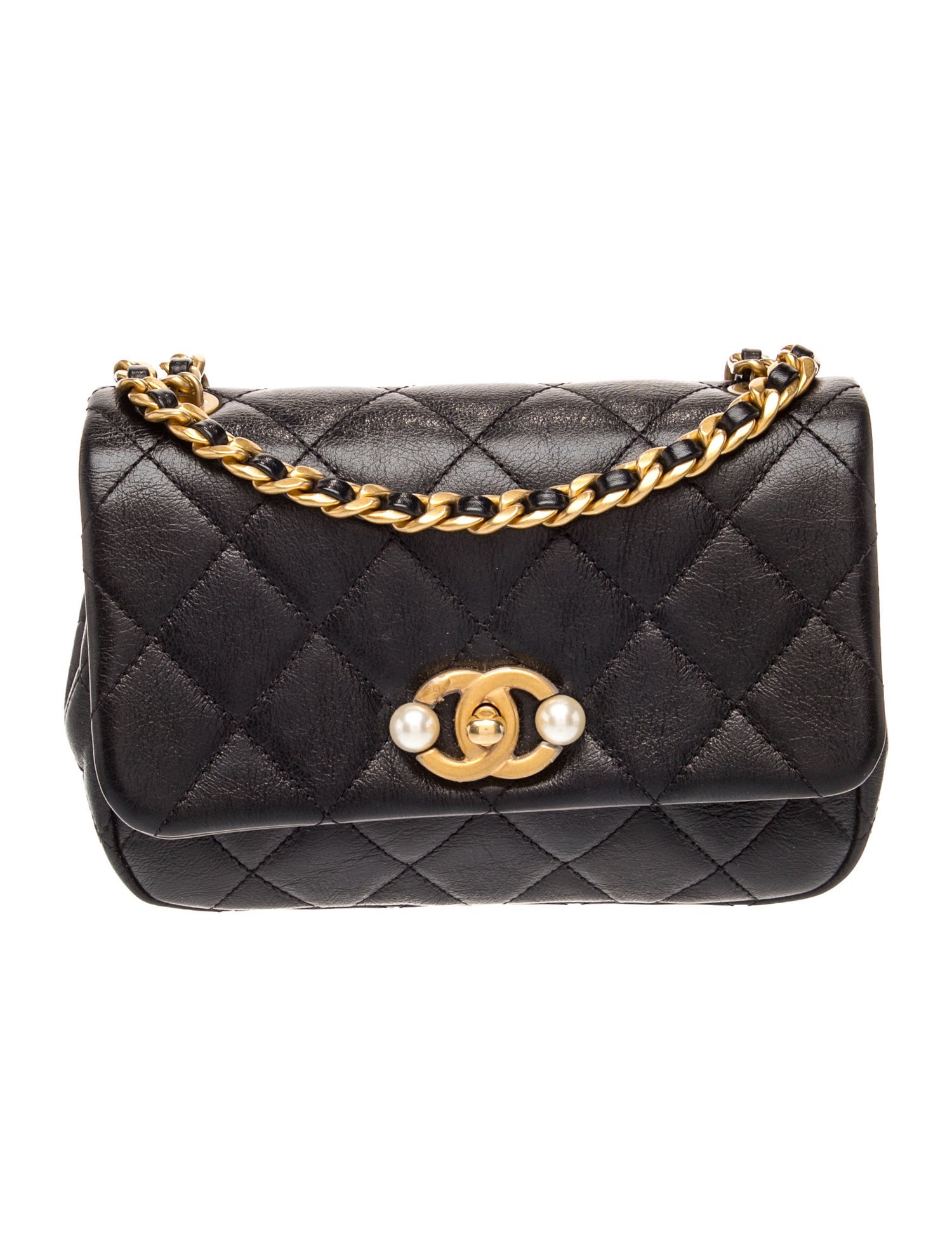 Chanel Mini Pearl Side Flap Bag