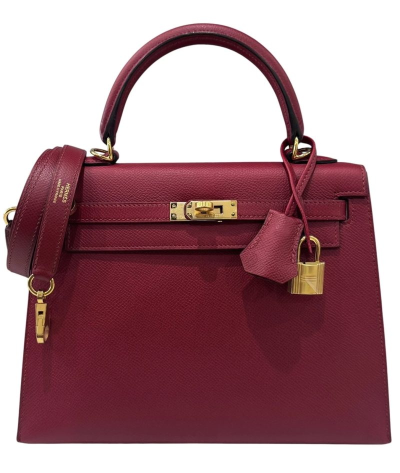 Rouge Grenat Epsom Sellier Kelly 25 Gold Hardware, 2016