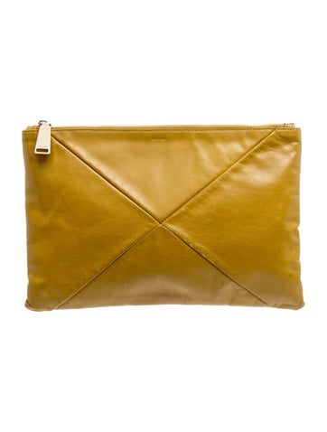 Jil Sander Leather Clutch