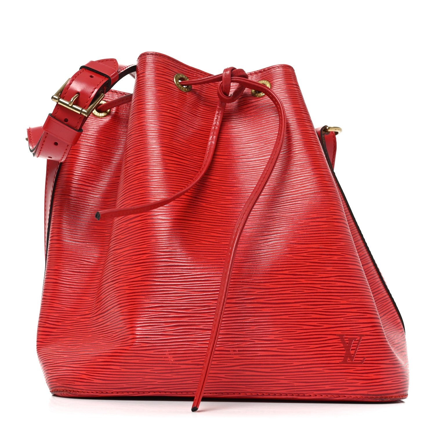 Louis Vuitton Epi Petit Noe Castillan Red