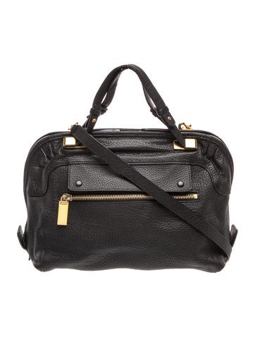Leather Top Handle Bag