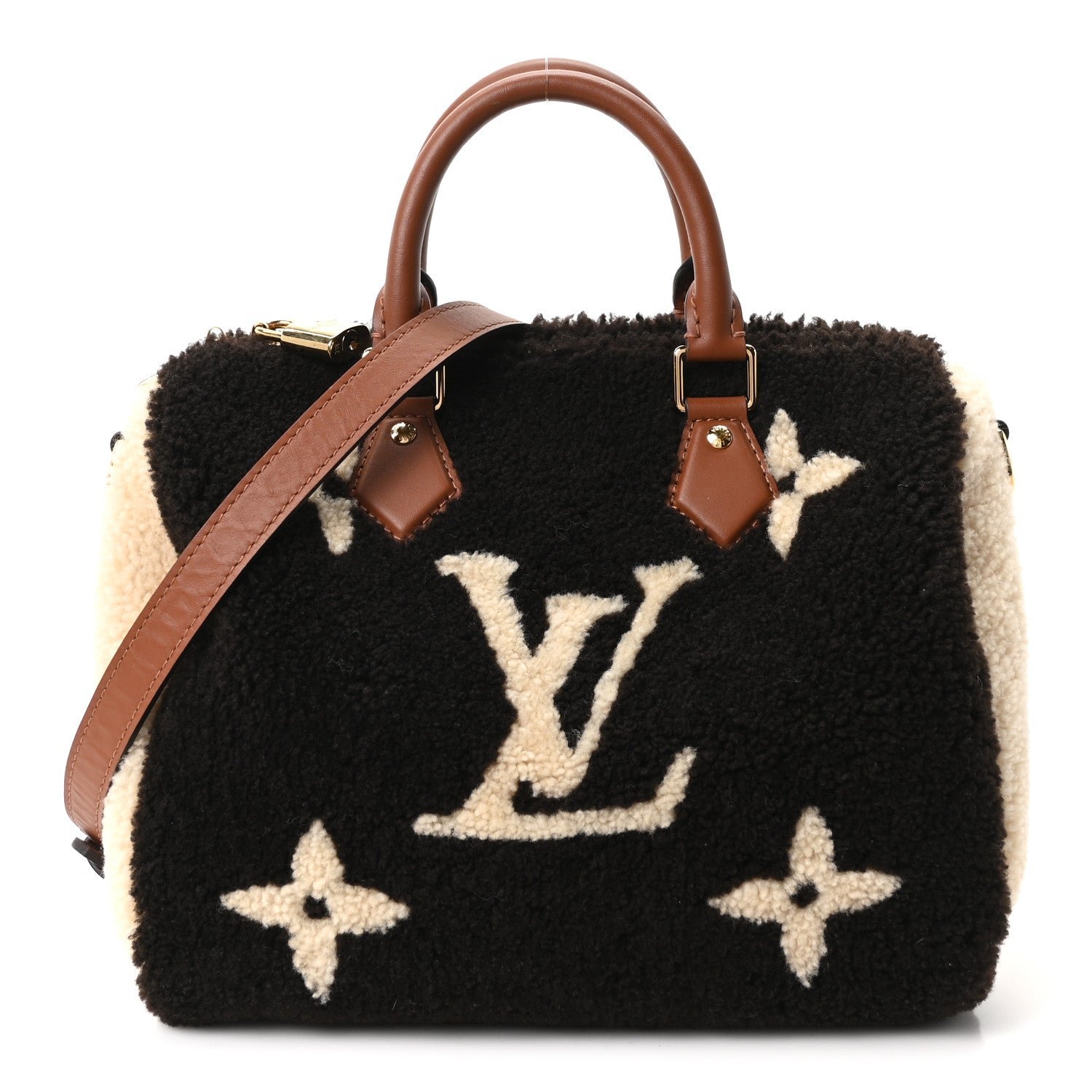 Louis Vuitton Monogram Teddy Speedy Bandouliere 25