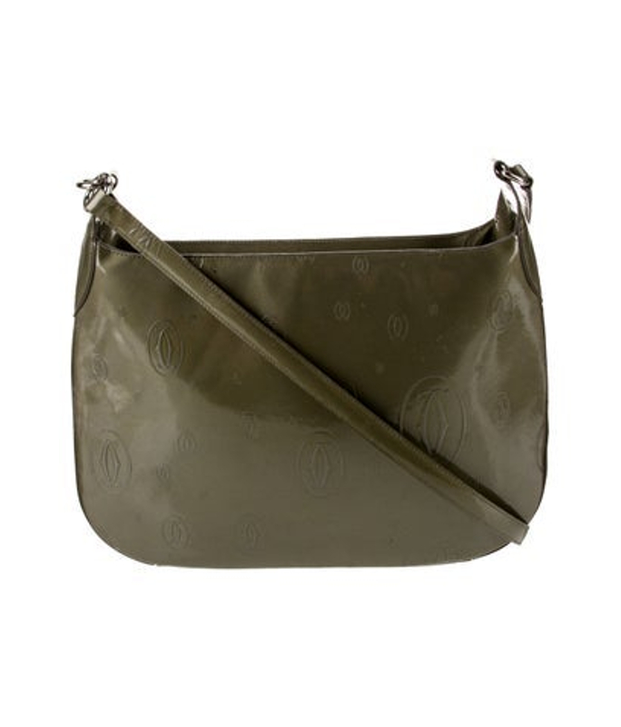 Cartier Patent Leather Shoulder Bag